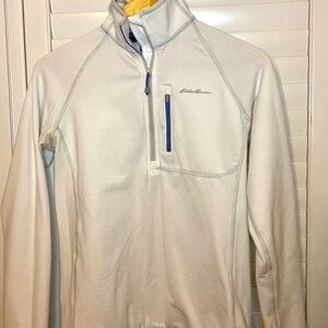 Eddie Bauer White Women's Half-zip Activewear